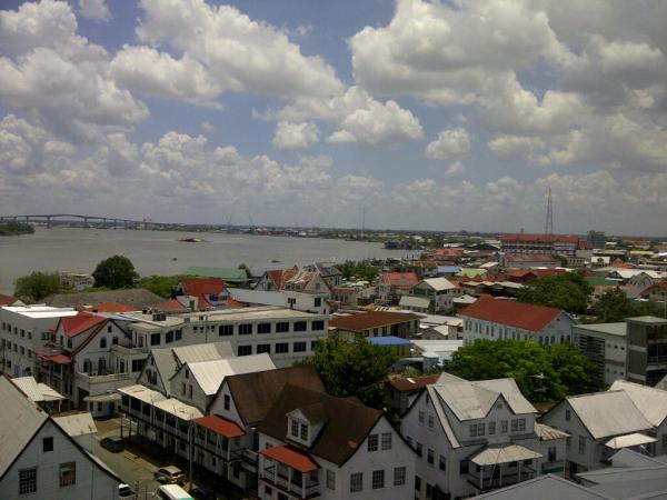 Paramaribo Arial view